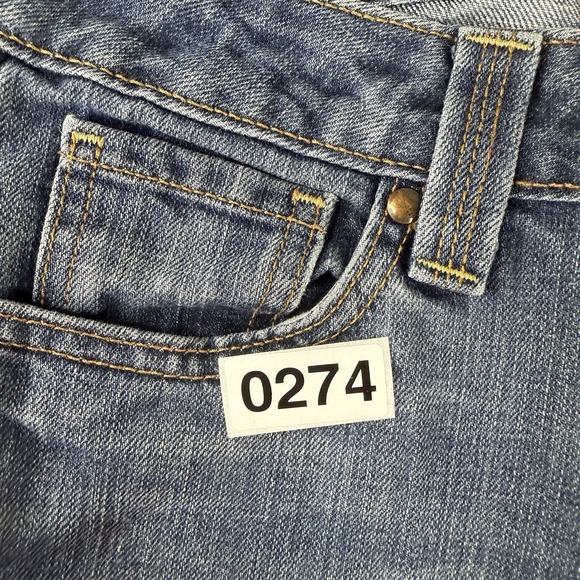 Women's Size 6 GAP Curvy Low Rise Bootcut Medium Wash Blue Denim Jeans - Picture 10 of 10